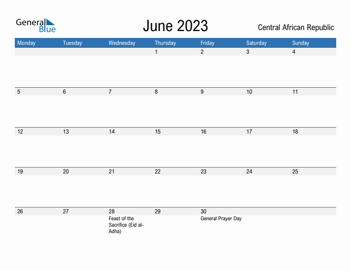 Fillable June 2023 Calendar