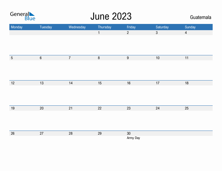 Fillable June 2023 Calendar