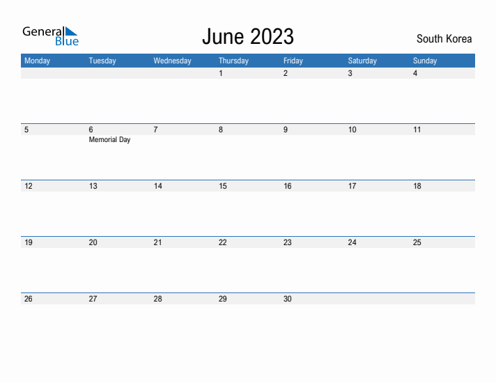 Fillable June 2023 Calendar