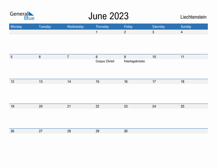 Fillable June 2023 Calendar