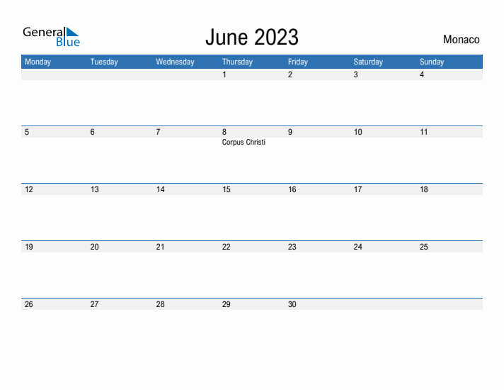 Fillable June 2023 Calendar