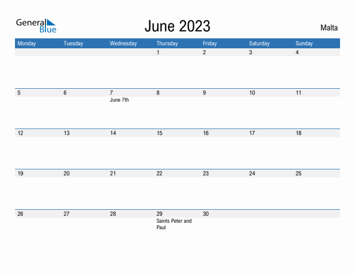 Fillable June 2023 Calendar