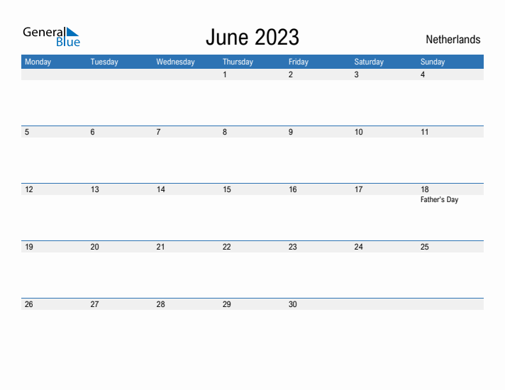 Fillable June 2023 Calendar