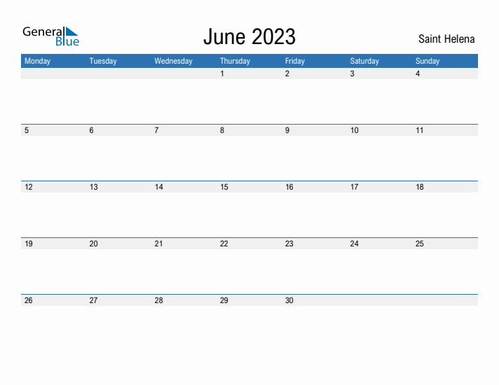 Fillable June 2023 Calendar