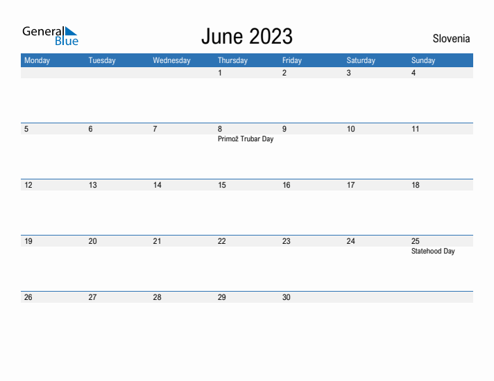 Fillable June 2023 Calendar