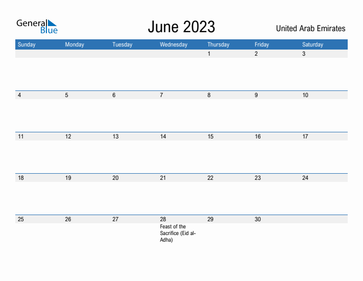 Fillable June 2023 Calendar