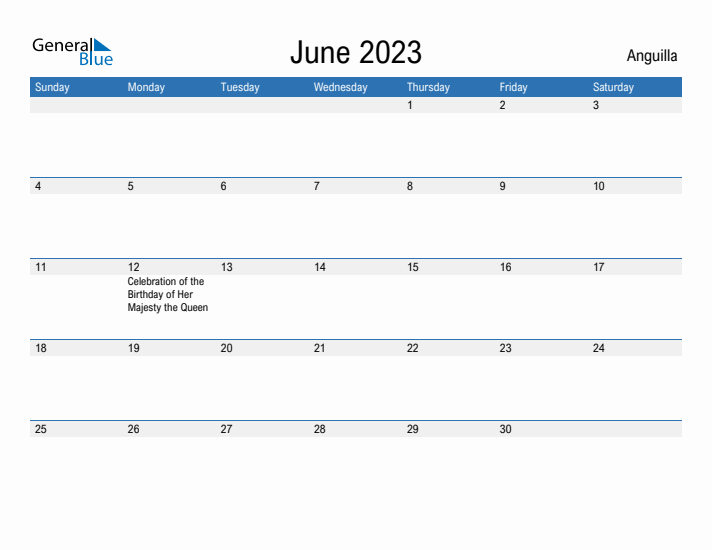 Fillable June 2023 Calendar