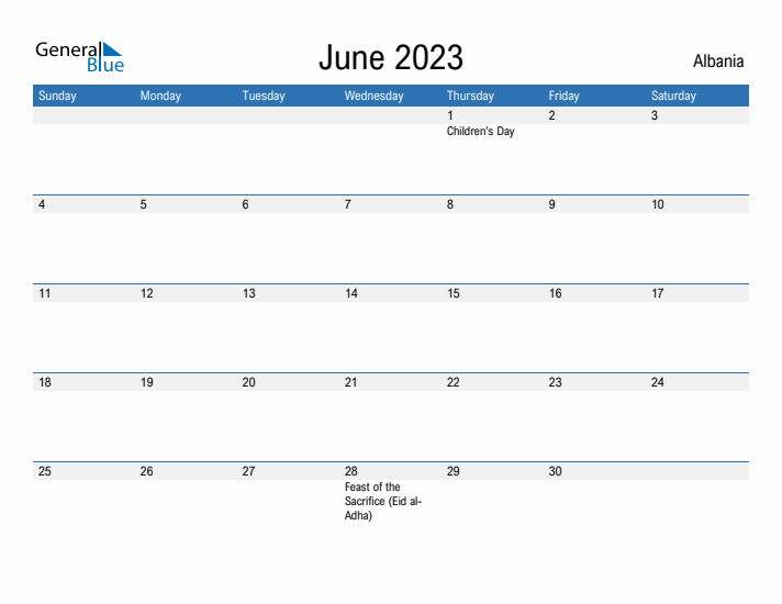 Fillable June 2023 Calendar