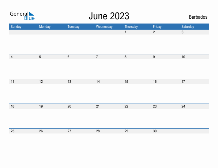 Fillable June 2023 Calendar