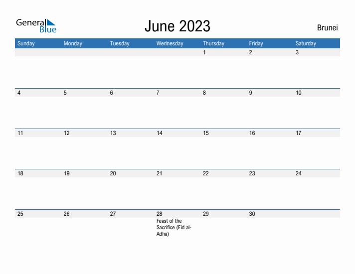 Fillable June 2023 Calendar