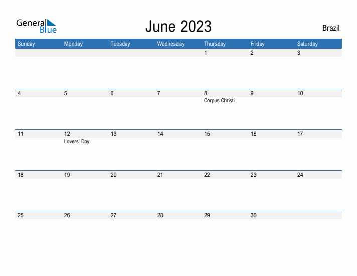 Fillable June 2023 Calendar