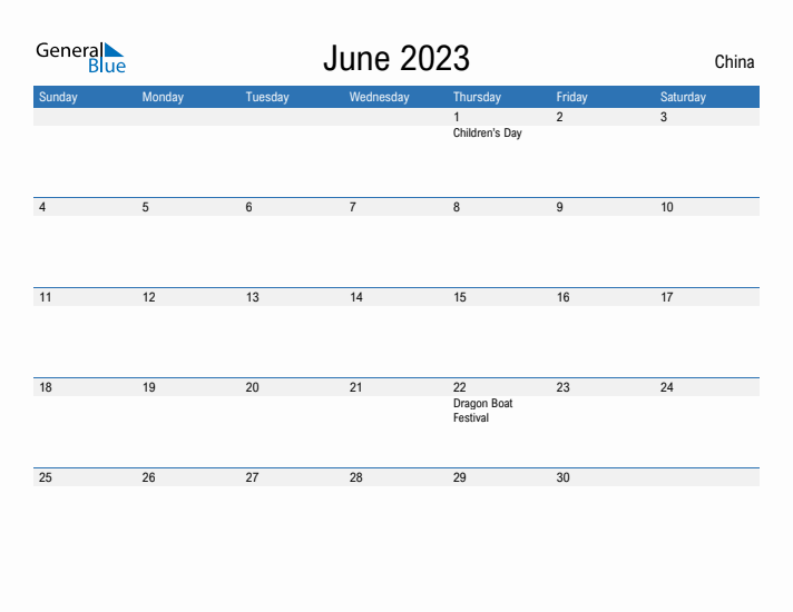 Fillable June 2023 Calendar