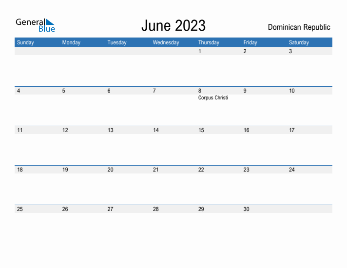 Fillable June 2023 Calendar