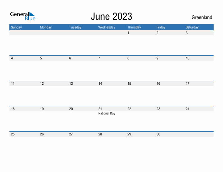 Fillable June 2023 Calendar