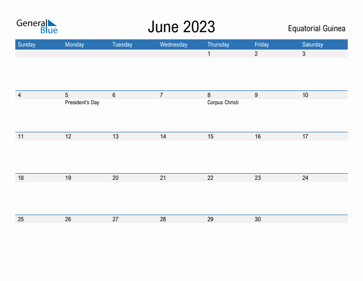 Fillable June 2023 Calendar