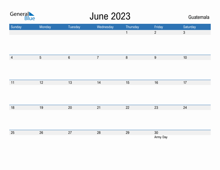 Fillable June 2023 Calendar