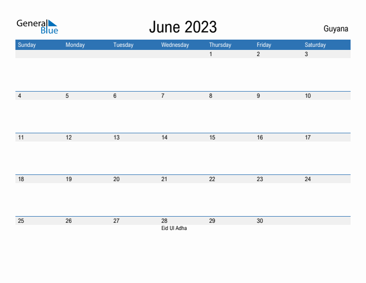 Fillable June 2023 Calendar