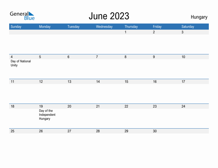 Fillable June 2023 Calendar