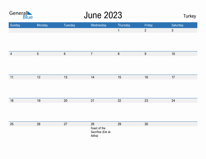 Fillable June 2023 Calendar