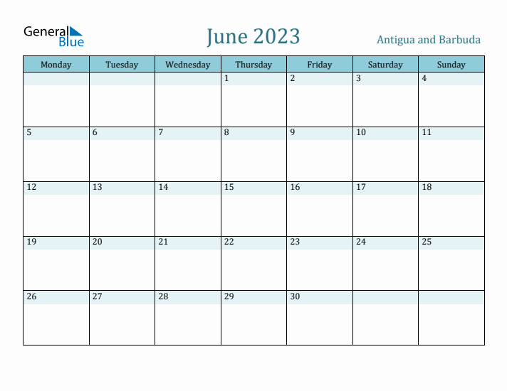 June 2023 Calendar with Holidays