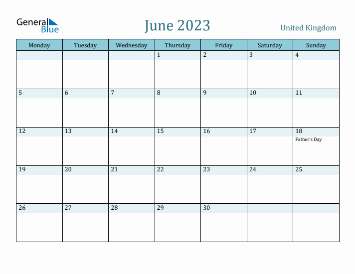 June 2023 Calendar with Holidays