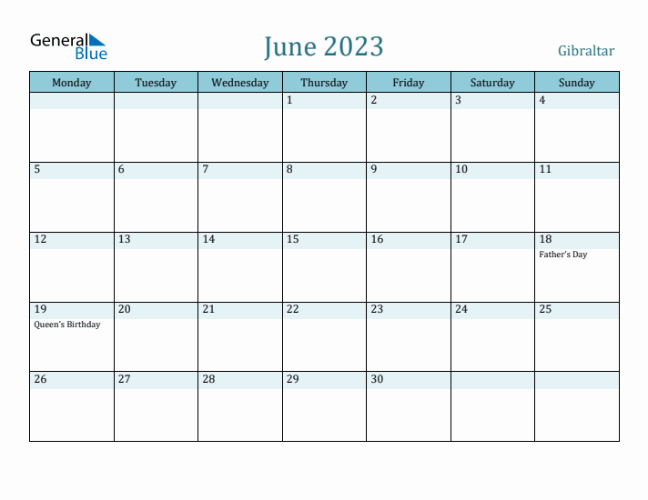 June 2023 Calendar with Holidays