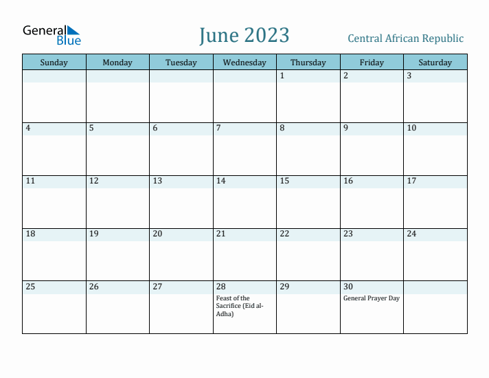 June 2023 Calendar with Holidays