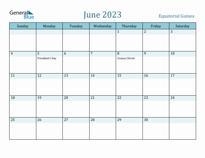 June 2023 Calendar with Holidays