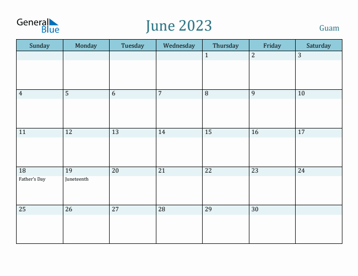 June 2023 Calendar with Holidays