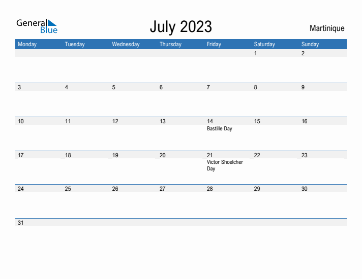 Fillable July 2023 Calendar