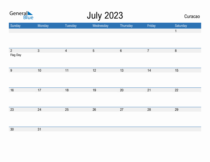 Fillable July 2023 Calendar