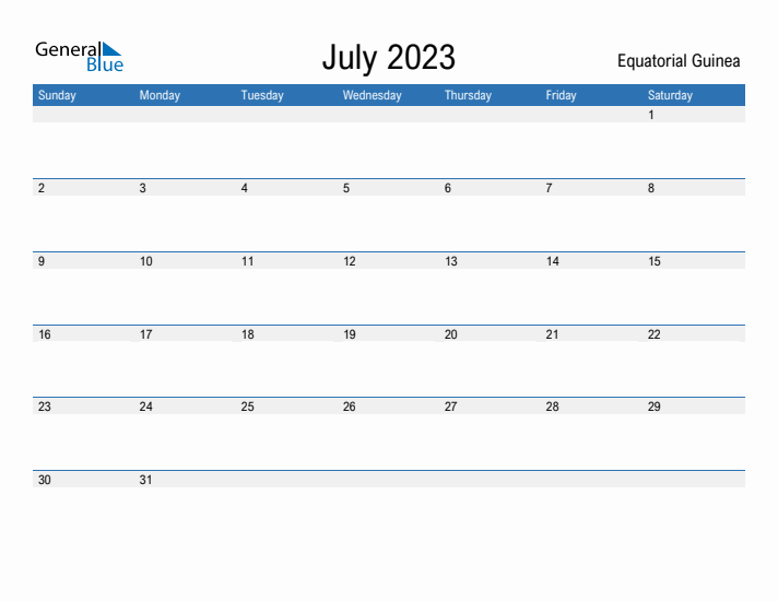 Fillable July 2023 Calendar