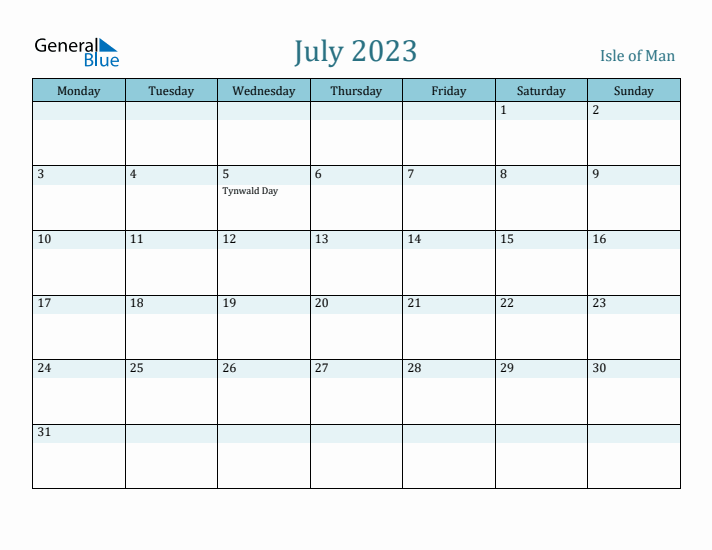 July 2023 Calendar with Holidays