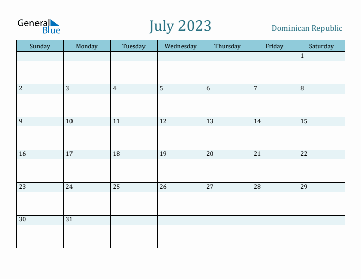 July 2023 Calendar with Holidays