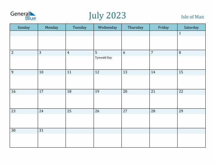 July 2023 Calendar with Holidays