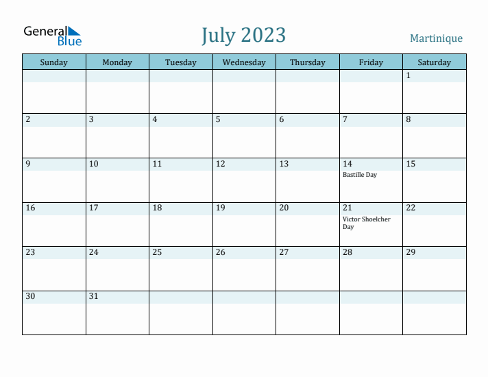 July 2023 Calendar with Holidays