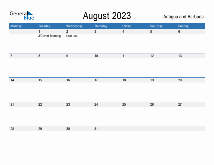 Fillable August 2023 Calendar