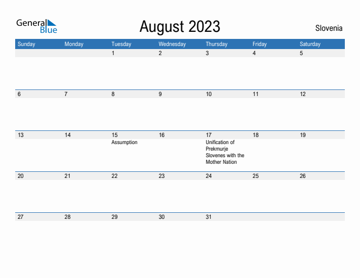 Fillable August 2023 Calendar