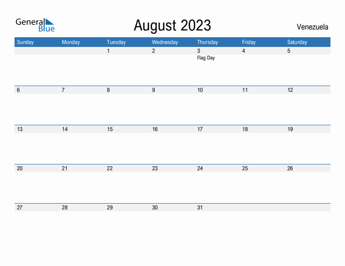 Fillable August 2023 Calendar