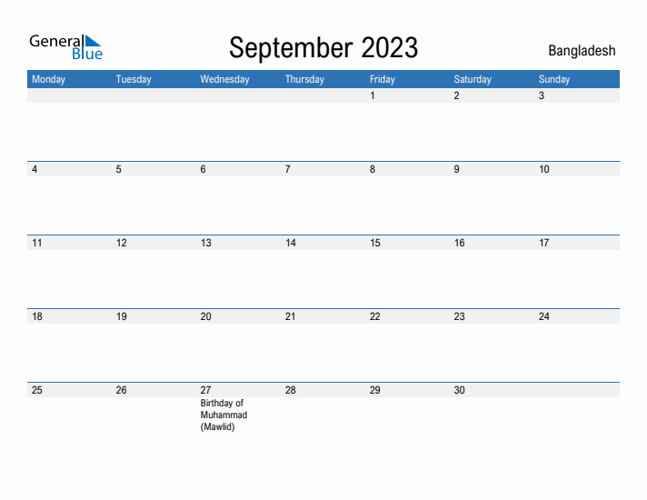 Fillable September 2023 Calendar