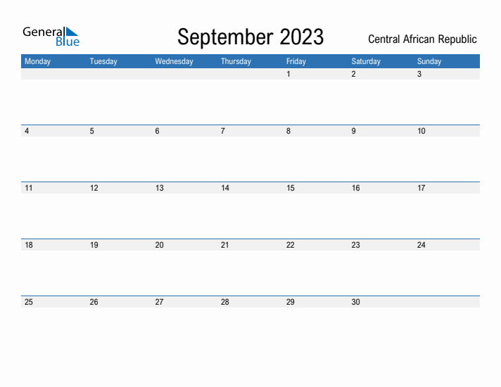 Fillable September 2023 Calendar