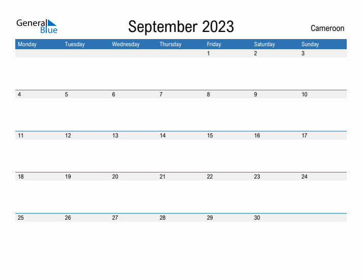 Fillable September 2023 Calendar