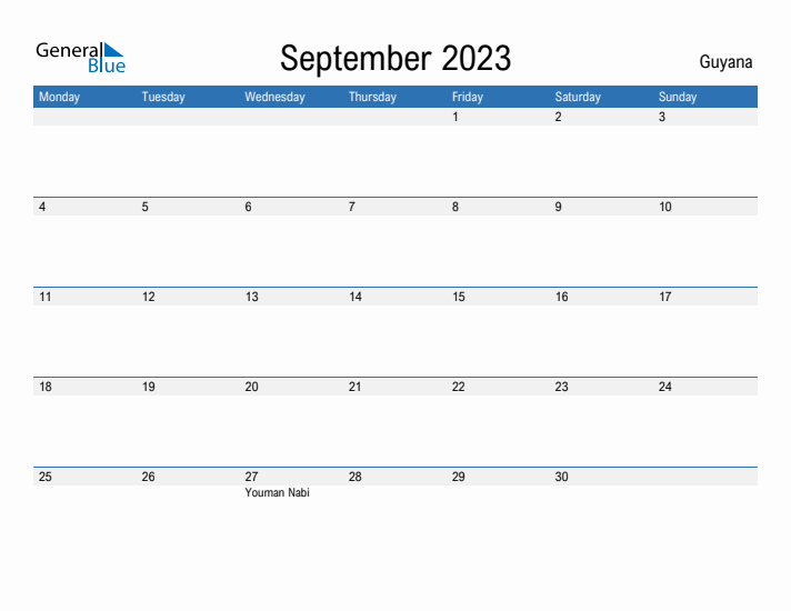 Fillable September 2023 Calendar