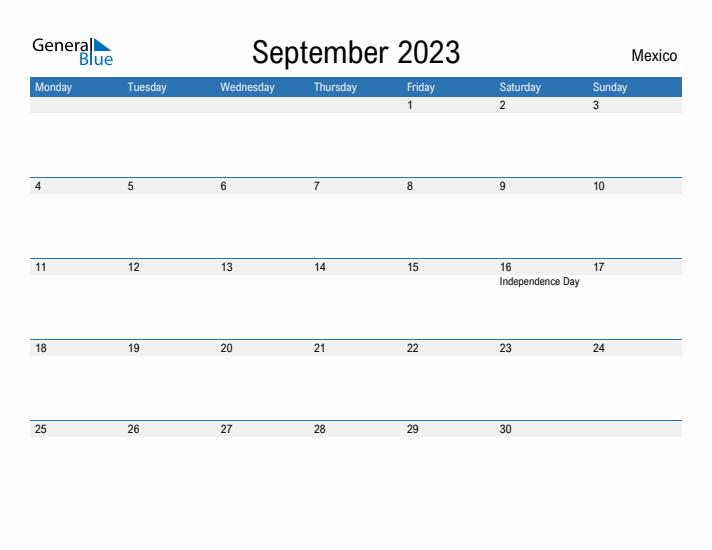 Fillable September 2023 Calendar