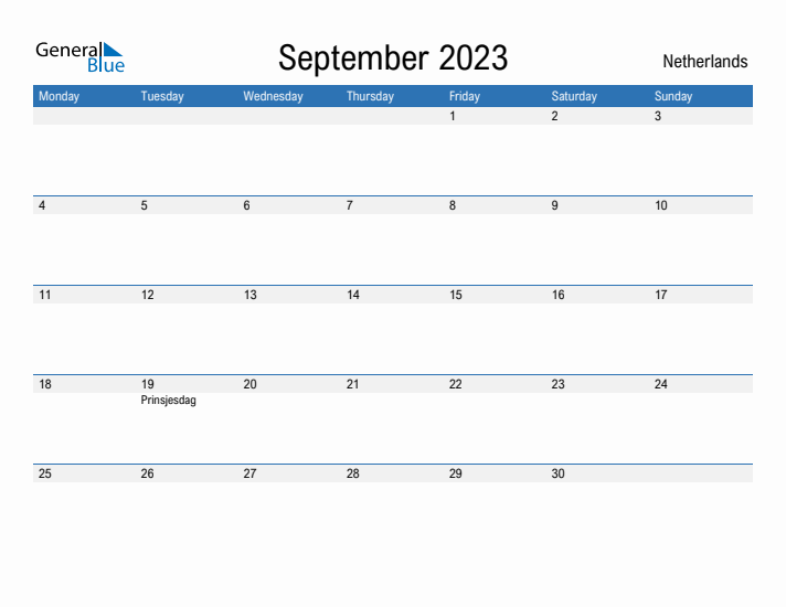 Fillable September 2023 Calendar