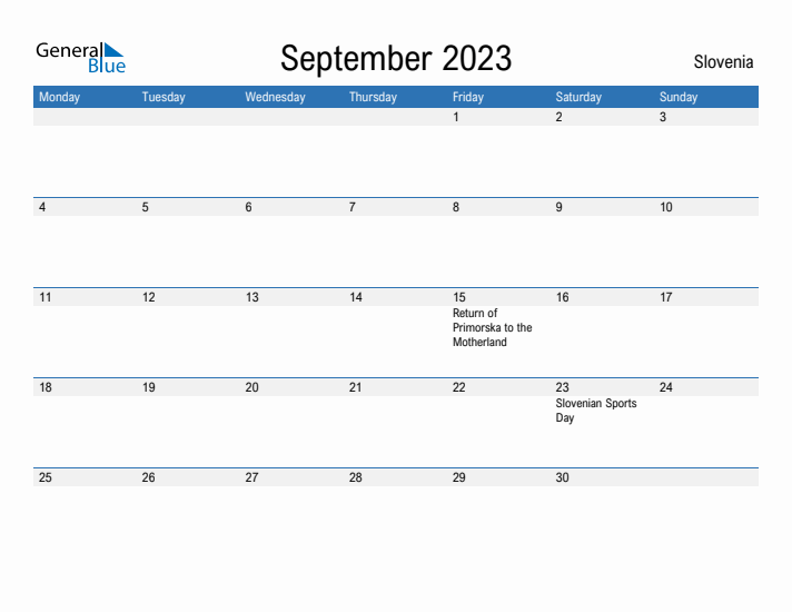 Fillable September 2023 Calendar