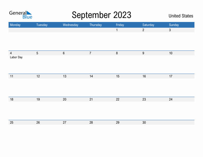 Fillable September 2023 Calendar