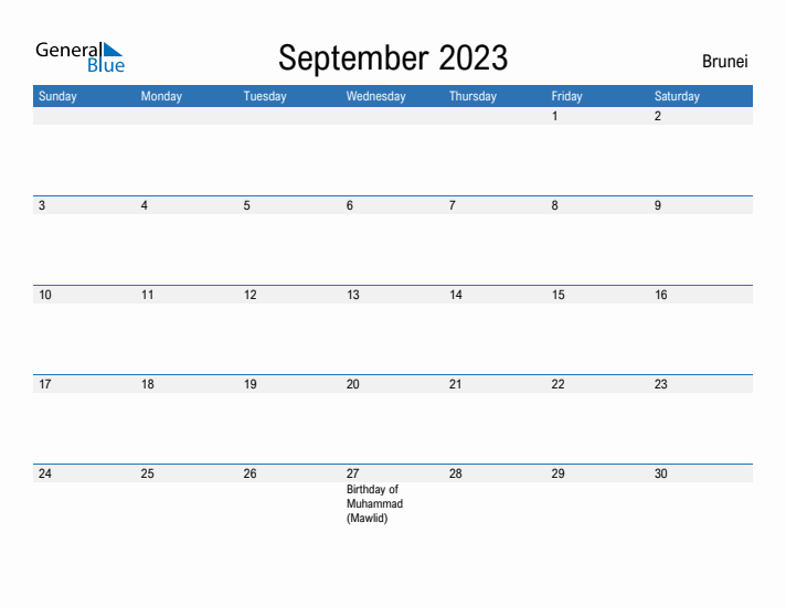 Fillable September 2023 Calendar