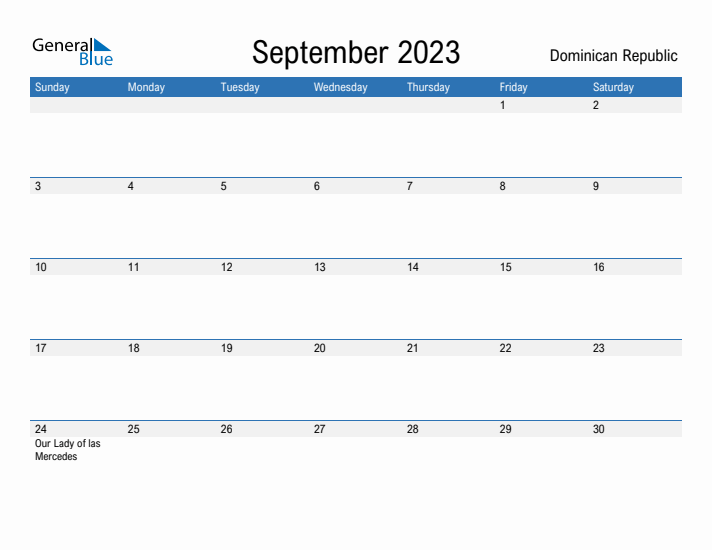 Fillable September 2023 Calendar