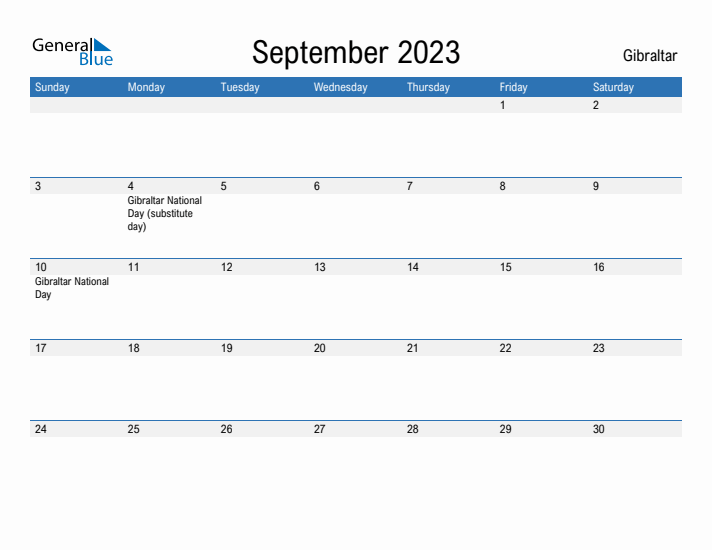 Fillable September 2023 Calendar